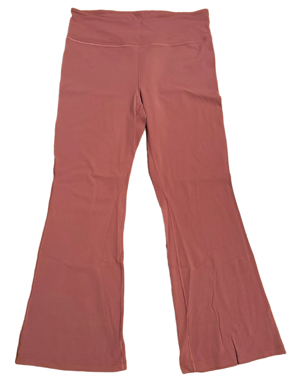 lululemon Groove Super High Rise Flared Pant Nulu Smoky Red 18